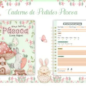 Caderno Pedidos Páscoa Mod1 - Arquivo Digital