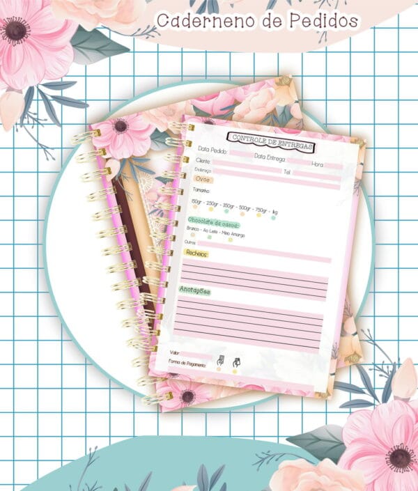 Caderno Pedidos Páscoa Mod3 - Arquivo Digital