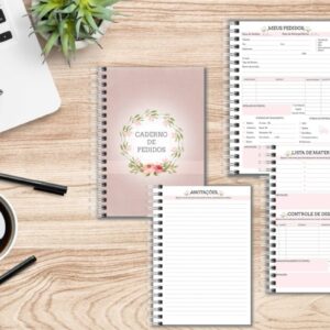 Caderno Pedidos Rosa - Arquivo Digital