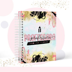 caderno personalizado para professora em arquivo digital