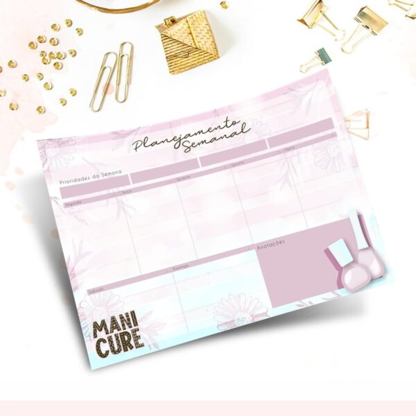 Caderno Profissão Manicure - Arquivo Digital