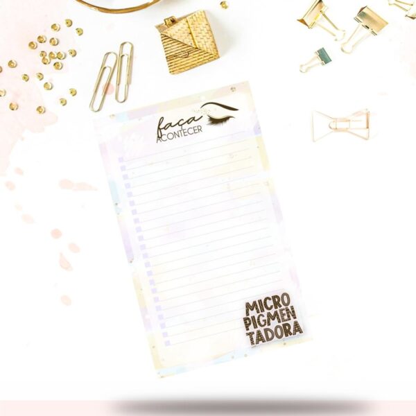 Caderno Profissão Micropigmentadora - Arquivo Digital