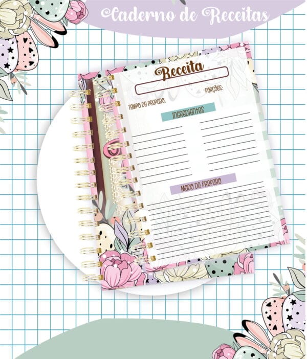 Caderno Receitas Páscoa Mod03 - Arquivo Digital