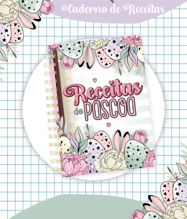 Caderno Receitas Páscoa Mod03 - Arquivo Digital