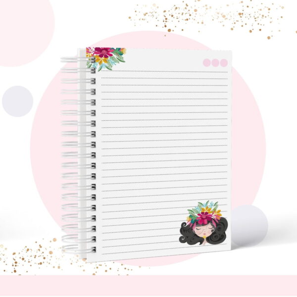 Caderno Teen Menina - Modelo 1 - Arquivo Digital