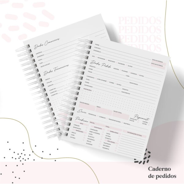 Cadernos de Pedidos Encadernação - Arquivo Digital