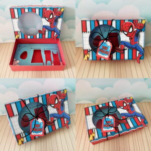 caixa de pascoa homem aranha com mini confeiteiro em pdf