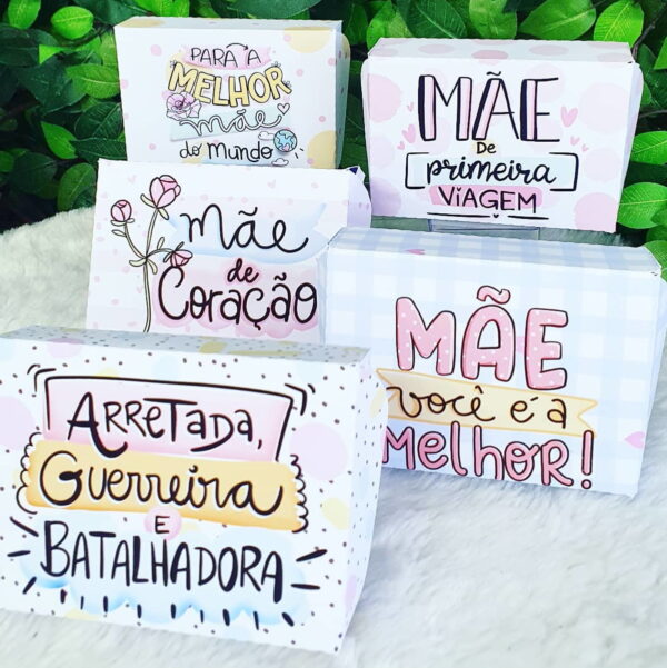 Caixas 06 Doces Dia das Mães - Arquivo Digital