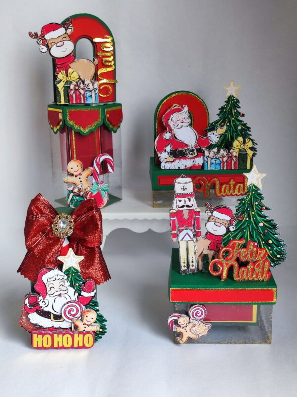 Caixas Acetato Natal Noel - pdf e Studio