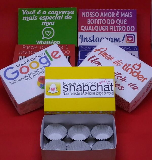 Caixas Dia dos Namorados Redes Sociais - Arquivo Digital