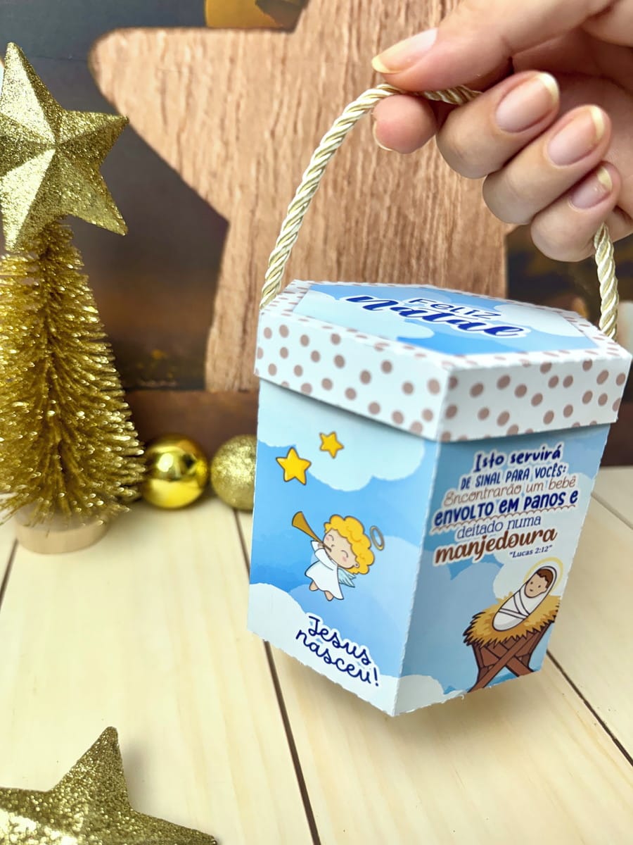 Kit Caixinhas Natal Cristão para Embalagens e Lembrancinhas 5 Kit Caixinhas Natal Cristão para Embalagens e Lembrancinhas - Imagem 5
