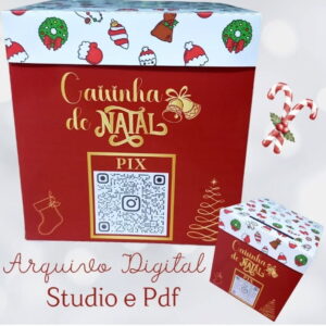 caixinha de natal studio e pdf
