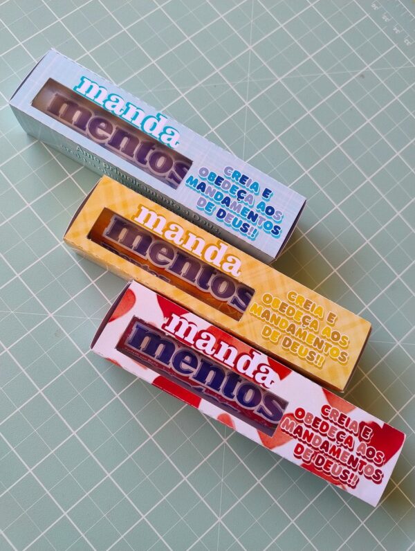Caixinha Mandamentos Mentos - pdf e Png