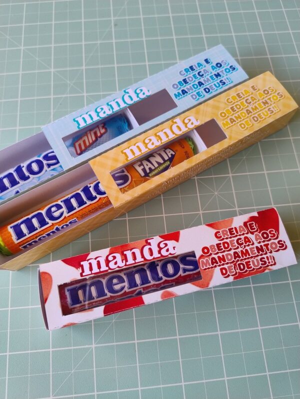 Caixinha Mandamentos Mentos - pdf e Png