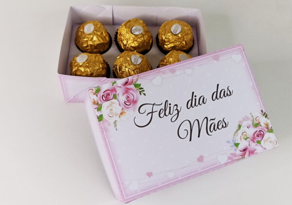Caixinhas 6 Doces Dia das Mães - Arquivo Digital