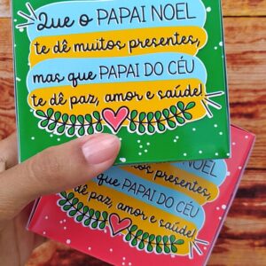 Caixinhas de Doces Natal - Arquivo Digital