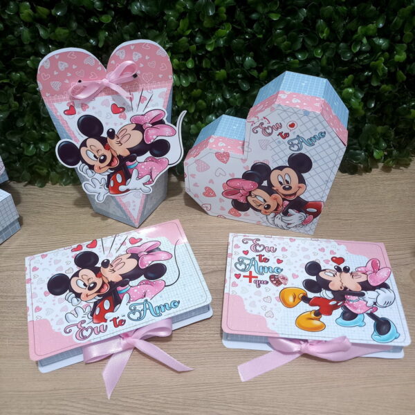 Caixinhas Mickey e Minnie Namorados - Studio
