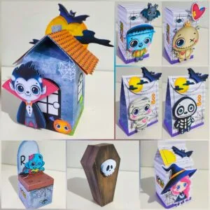 Caixinhas Personalizadas Halloween - Studio e pdf 2 Caixinhas Personalizadas Halloween Studio E Pdf
