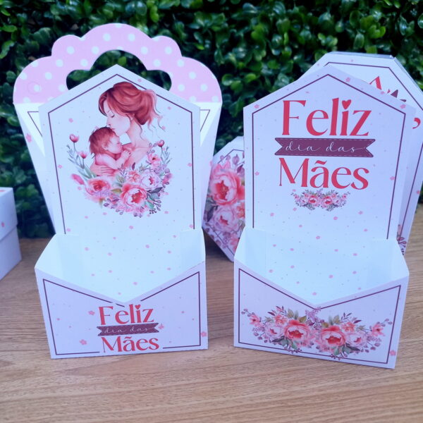 Caixinhas Personalizados Dia das Mães - Arquivo Digital