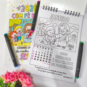 calendario de colorir 2026 arquivos imprimir