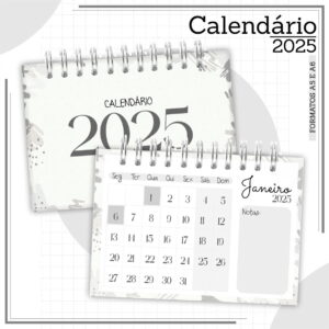 calendario masculino 2025 arquivo digital