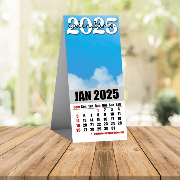 Calendários 2025 Neutros - Arquivo Digital