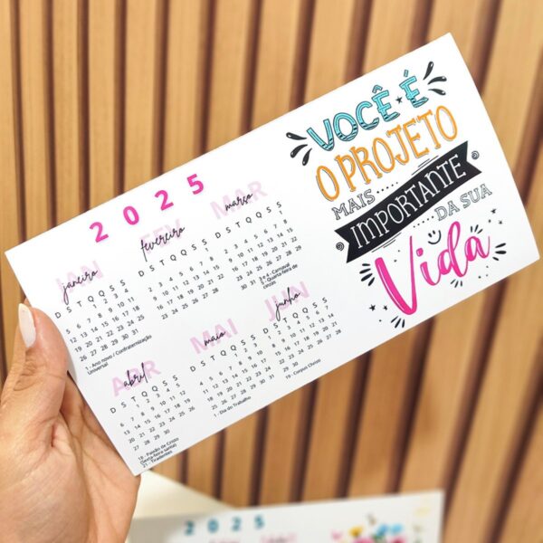 Calendários de Mesa 2025 - Arquivo Digital