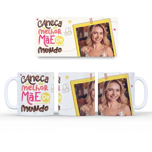 Caneca Dia das Mães – 4 Arquivos Digitais em PNG