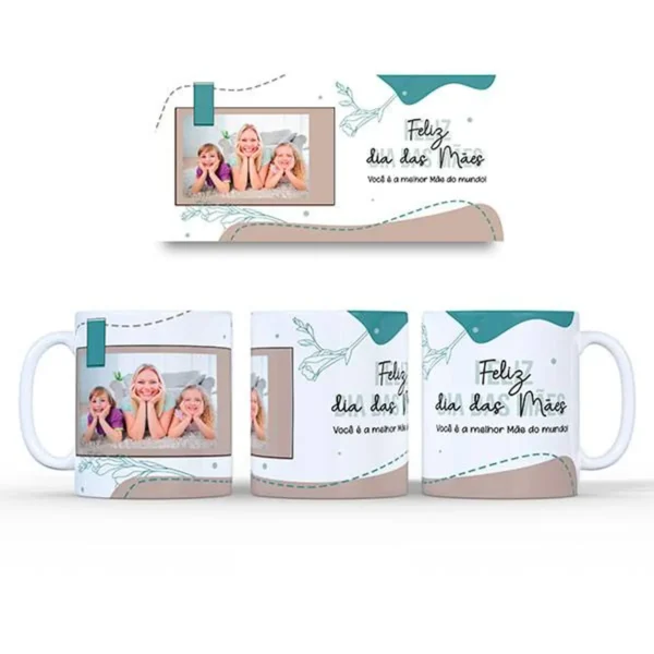 Caneca Dia das Mães – 4 Arquivos Digitais em PNG