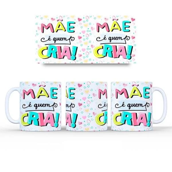 Caneca Dia das Mães – 4 Arquivos Digitais em PNG