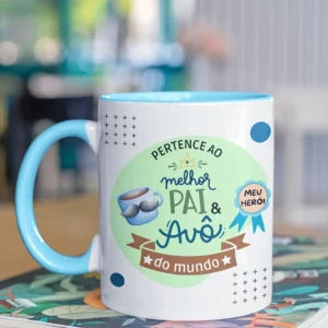 Caneca Personalizada Melhor Mãe e Vó do Mundo Arte