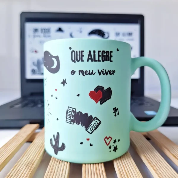 Caneca Personalizada "Um Xodó Pra Mim" - Arte Digital PNG