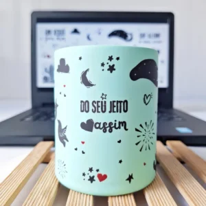 Caneca Personalizada "Um Xodó Pra Mim" - Arte Digital PNG