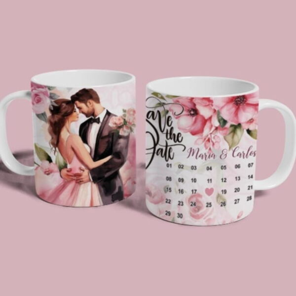 Canecas Save The Date - Arquivo Digital