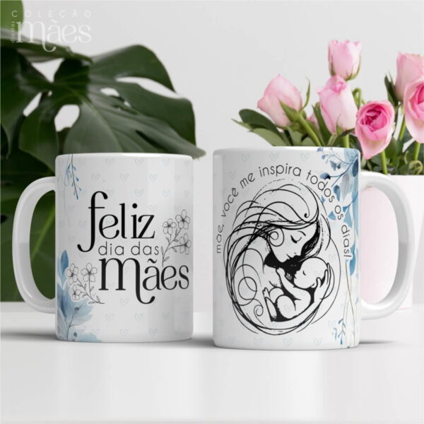 Canecas sem Foto Dia das Mães - Arquivo Digital