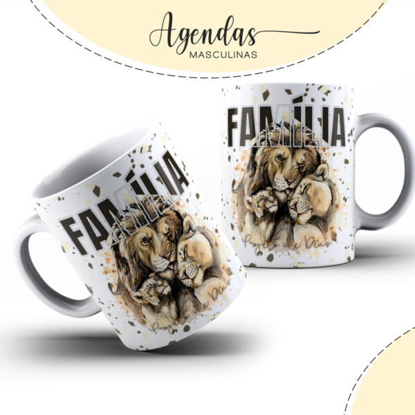 Capa Agenda Masculina Família - Arquivo Digital