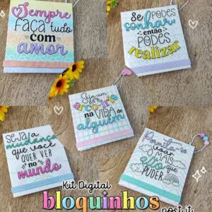 Capa de Bloquinhos Post It - Arquivo Digital