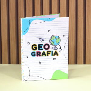 capa de caderno materias para sublimacao em cartoon