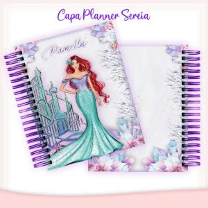 Capa Planner Sereia - Arquivo Digital