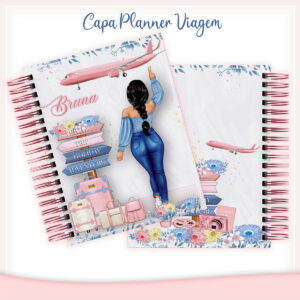 Capa Planner Viajem - Arquivo Digital