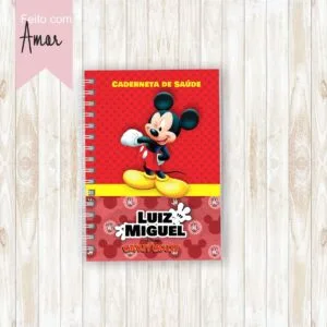 Capa Vacinação Menino Mickey 1 - Arquivo Digital