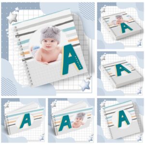 Capas Encadernação Alfabeto Menino - Arquivo Digital