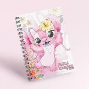 Capas Encadernação Stitch e Angel - Arquivo Digital