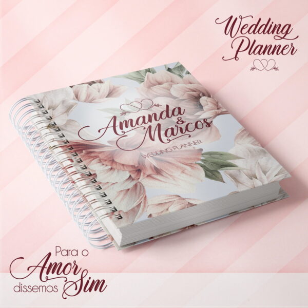 Capas Florais Planner Noiva - Arquivo Digital