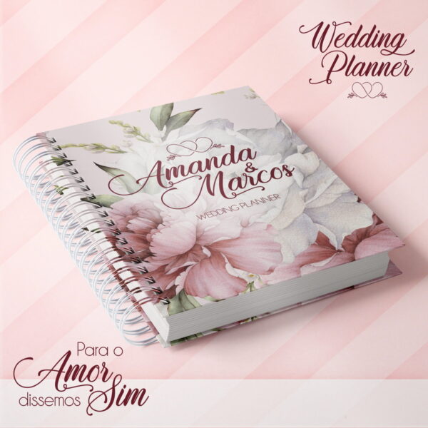 Capas Florais Planner Noiva - Arquivo Digital