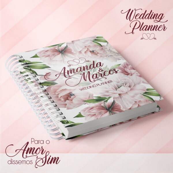 Capas Florais Planner Noiva - Arquivo Digital