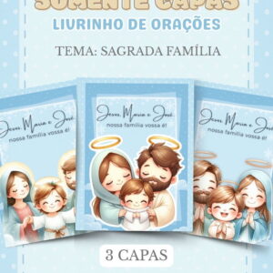 capas sagrada familia png em a4 e a5 para imprimir
