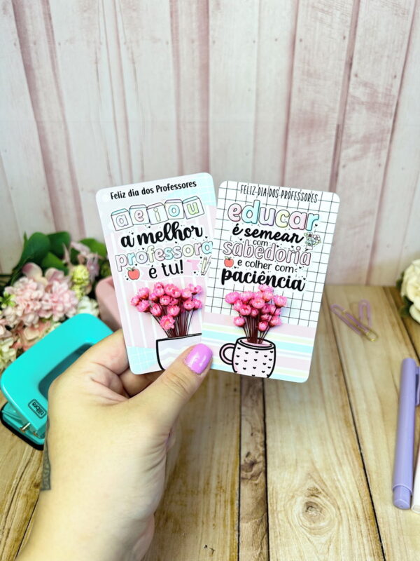 Card Florzinha Dia dos Professores - Arquivo Digital