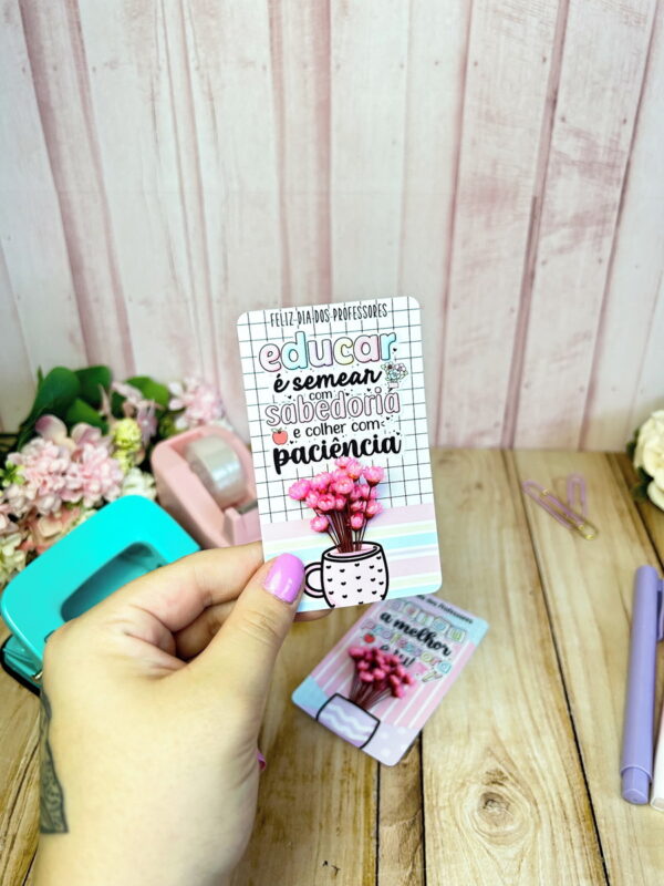 Card Florzinha Dia dos Professores - Arquivo Digital