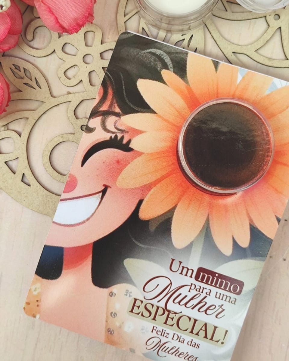 Card Dia das Mulheres para Potinho de Creme Digital 2 Card Dia das Mulheres para Potinho de Creme Digital - Imagem 2